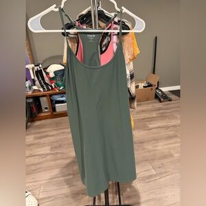 Old Navy Green Sleeveless Dress
